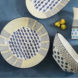 (4) Potters Workshop for West Elm plates